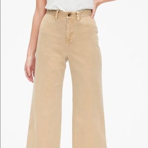 Madewell Emmett Khaki Crops size 29